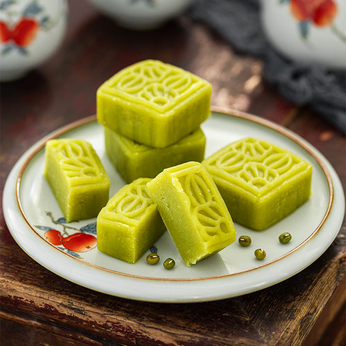 整箱夏季清凉绿豆糕板栗酥