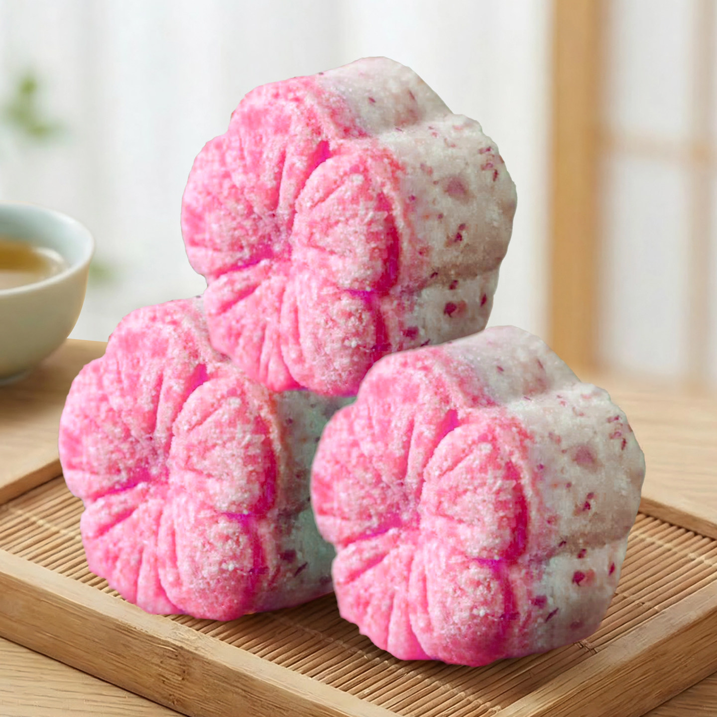 茯苓山药八珍糕芡实饱腹早餐代餐传统手工下午茶点糕点糯米糕零食