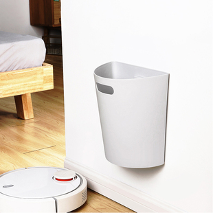 挂壁式厨房垃圾桶橱柜厕所卫生间客厅卧室阳台免打孔壁挂可悬挂