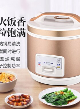 德国进口电饭锅家用3-4人老式小型电饭煲2人学生宿舍蒸煮两用不粘