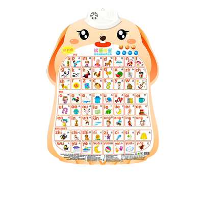 婴幼儿拼音字母表挂图2-6岁