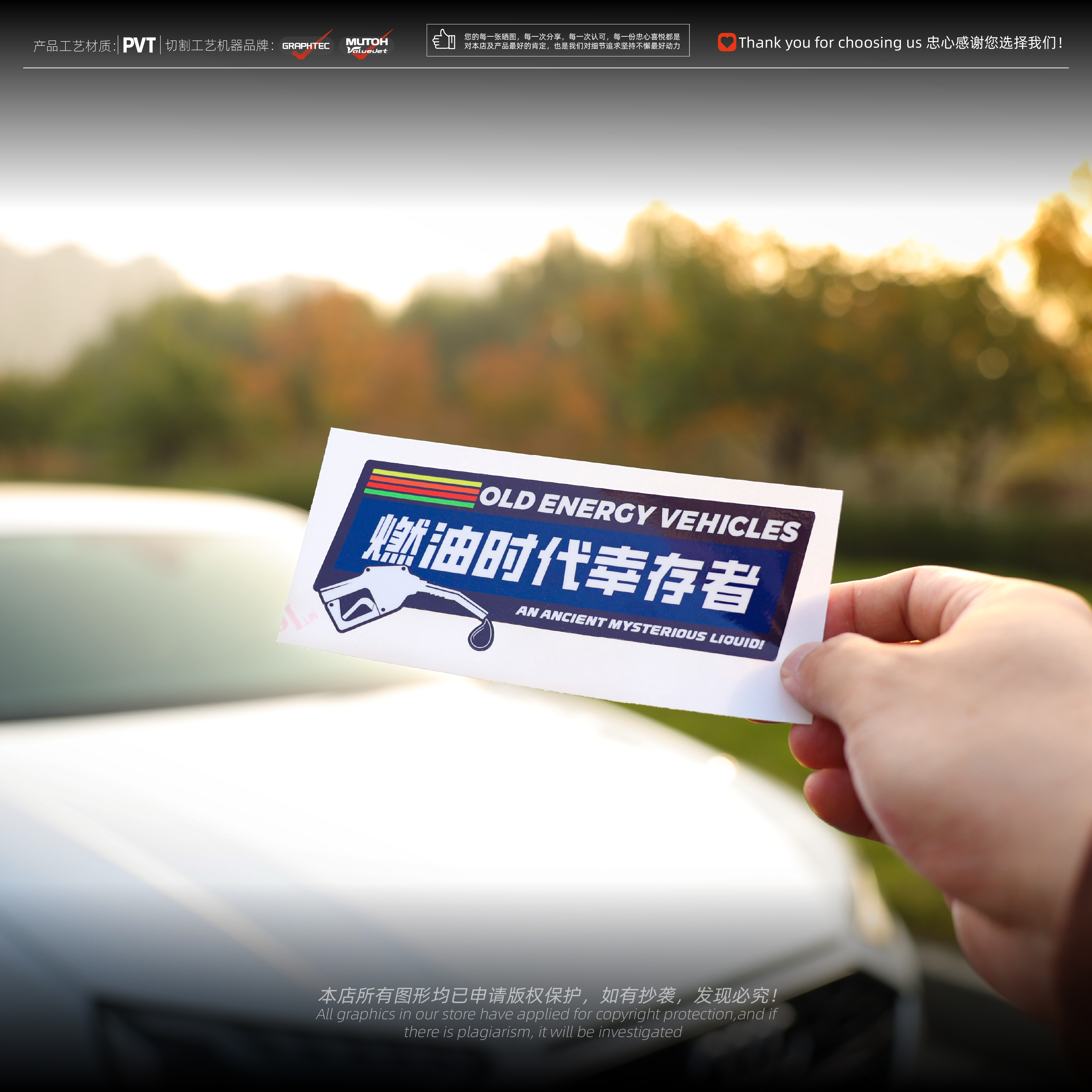 燃油时代幸存者3M车身车窗装饰贴