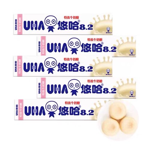 临期UHA悠哈特浓牛奶糖37g
