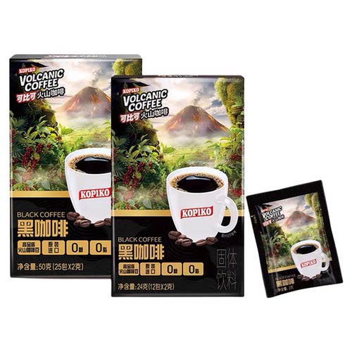可比可速溶黑咖啡2g*25包