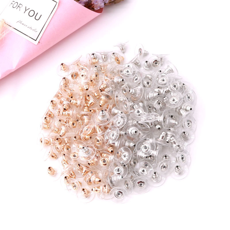 耳钉后塞 耳钉帽耳环胶塞耳钉堵头 金银透明硅胶防水迷你塑料耳堵,饰品/流行首饰/时尚饰品新,其他DIY饰品配件,淘宝优惠券,粉丝福利购,淘宝优惠卷