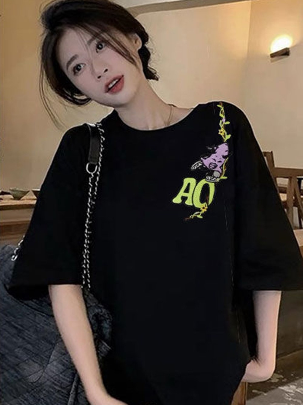 学生潮牌美式嘻哈街头纯棉短袖T恤树藤印花潮流男女情侣上衣ins潮,女装/女士精品,T恤,淘宝优惠券,粉丝福利购,淘宝优惠卷