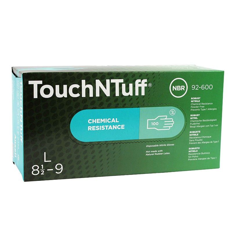 安思尔 92-600丁腈手套防化耐酸碱手套工业丁晴劳保防水手套食品