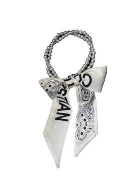 时尚简约气质日韩长款珍珠纱巾项链女2024新款爆款潮小众设计颈链