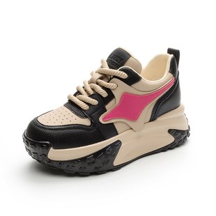 学生韩版 新款 厚底内增高百搭爆款 休闲时尚 老爹鞋 潮鞋 女2024年春季