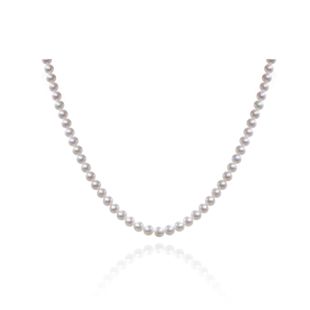 9mm天然淡水无核珍珠珠串正圆强光珍珠项链S925银扣头日常百搭