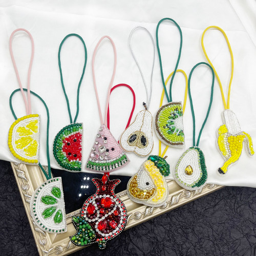 水果梨香蕉装饰包钥匙扣汽车挂件