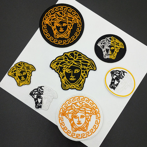 新款欧美风潮牌女神刺绣手缝布贴