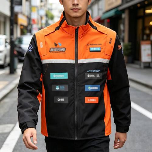 闪购骑士冲锋衣工作服同款衣服 骑手速干印花短袖圆领T恤外卖上衣