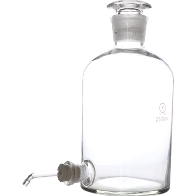玻璃放水瓶龙头瓶水准瓶2500/5000/10000/20000ml 实验室龙头瓶活塞19/24/29# 棕色避光龙头瓶