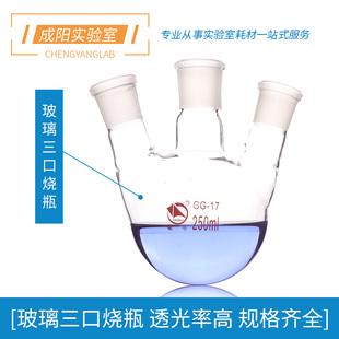 500 1000 2000 玻璃三口烧瓶蒸馏反应瓶50 5000 250 3000 10000ml斜三口玻璃烧瓶 100