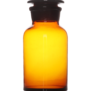 华鸥广口试剂瓶白大口棕色磨口瓶30 60 125 250 500 1000 2500 5000 10000 20000ml 实验室化学高硼硅玻璃瓶