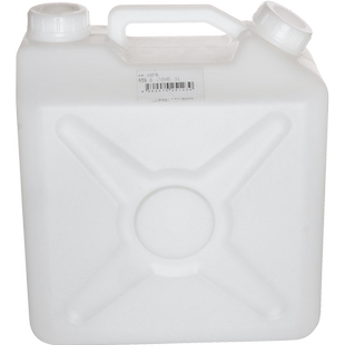 塑料方形桶蛇形导流管嘴HDPE聚乙烯手柄方壶工业化工有机溶剂废液回收桶5/10/20L实验室用品进口ASONE亚速旺