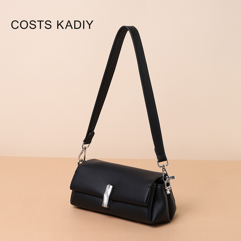 COSTS KADIY真皮法棍腋下包女2025新款高级感手提小包单肩斜挎包