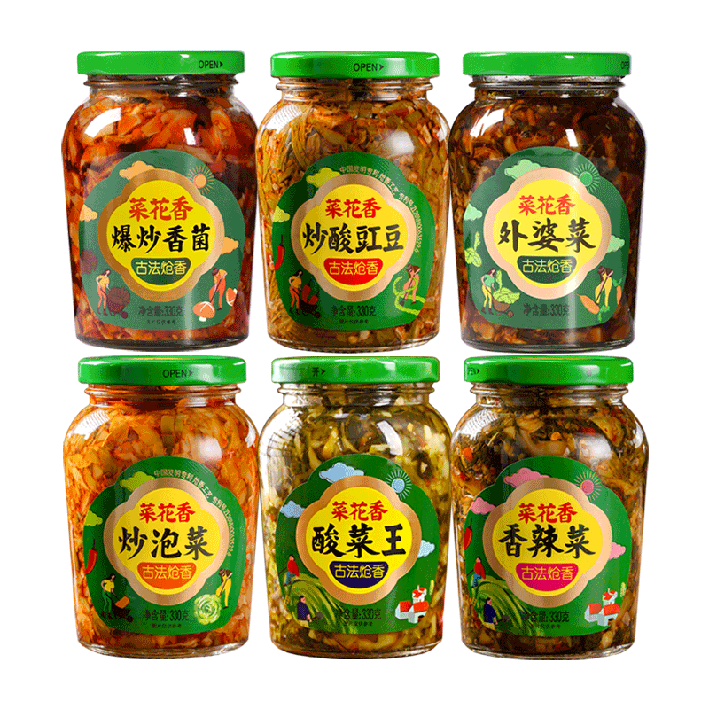 菜花香古法炝香下饭菜