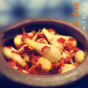 剁椒酱酸辣藠头麻辣泡茭头500g香辣椒干酱菜湖南味下饭菜四川泡菜