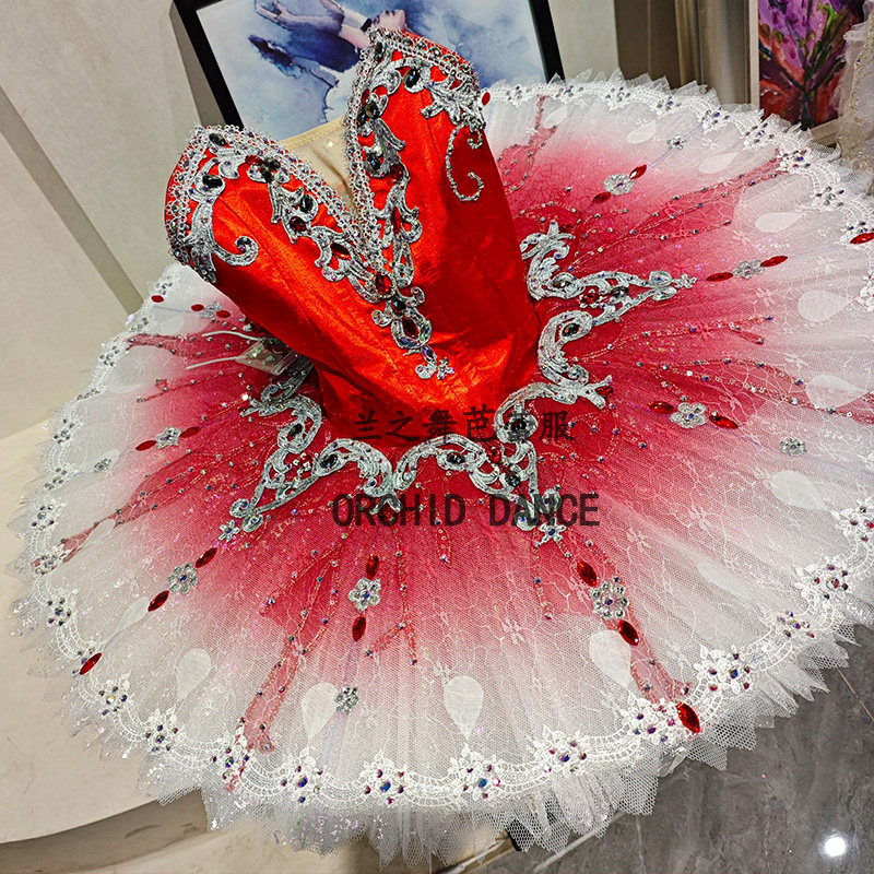 兰之舞帕基塔艾斯米拉达变奏芭蕾舞裙演出tutu成人儿童定制比赛服
