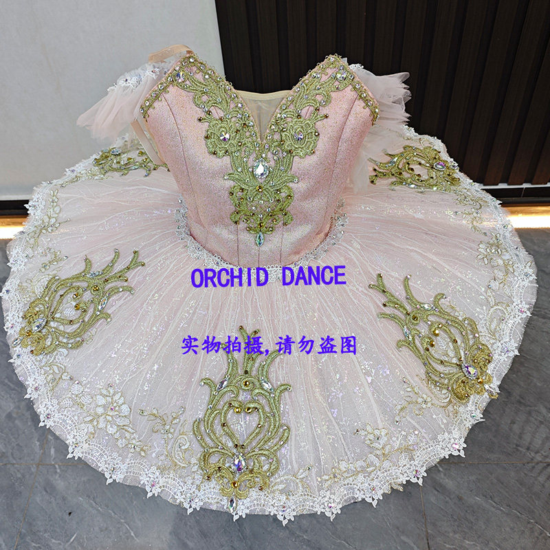兰之舞仙女娃娃玩具猫女变奏芭蕾舞裙演出TUTU成人儿童定制比赛服