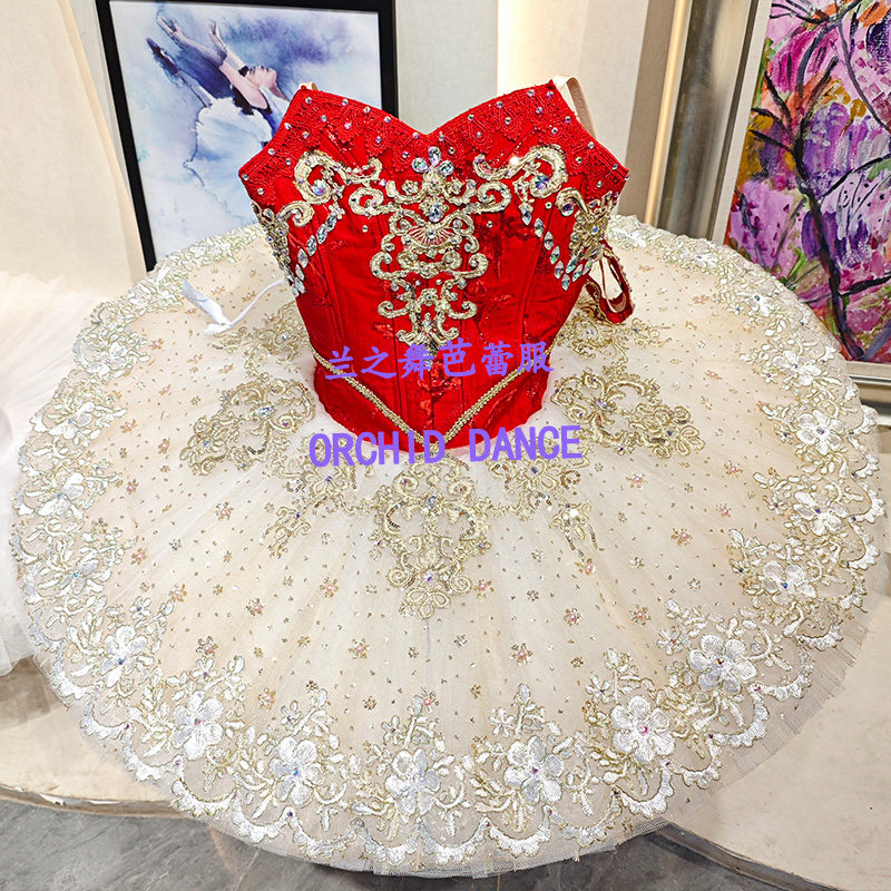 兰之舞帕基塔艾斯米拉达变奏芭蕾舞裙演出tutu成人儿童定制比赛服