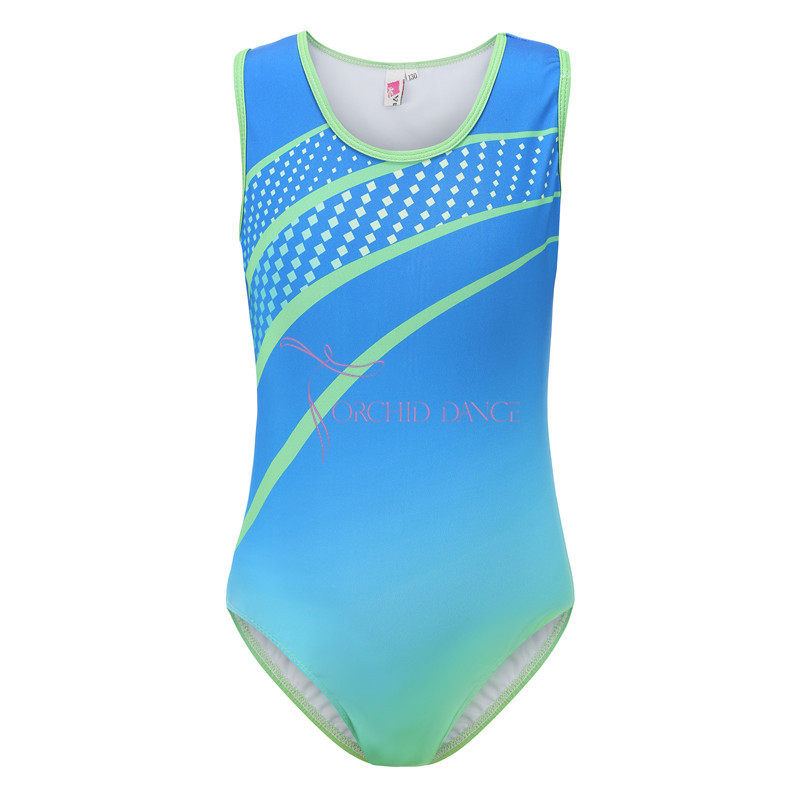 体操训练服无袖背心儿童演出服