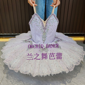 紫丁香紫仙子芭蕾舞裙定制比赛服