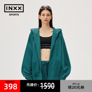 新款 男女同款 卫衣宽松百搭外套 休闲连帽开衫 INXX ISS SPORTS