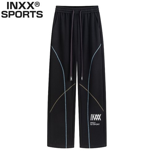 INXX SPORTS美式男士休闲裤时尚线条字母印花加大码秋季长裤子潮