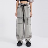 男女通款 inxx 男装 潮牌情侣多口袋牛仔长裤 sports2026年春季 新款