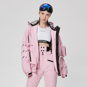sports2025年冬季 原创潮牌工装 贴袋装 inxx 饰个性 印花滑雪服