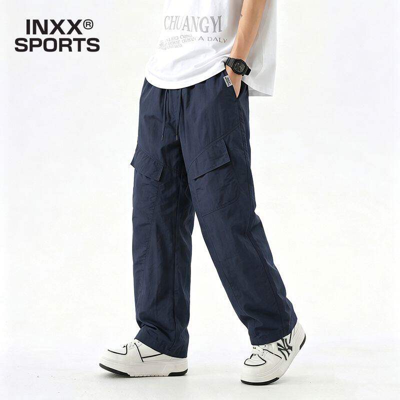 INXX SPORTS工装速干裤夏季薄款休闲裤男宽松百搭潮流运动长裤子