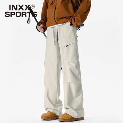 INXX SPORTS美式机能防泼水工装冲锋裤子男士春夏新款休闲直筒裤