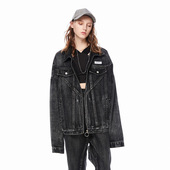 原创潮牌明辑线贴袋牛仔外套男女通款 inxx sports2026年春季