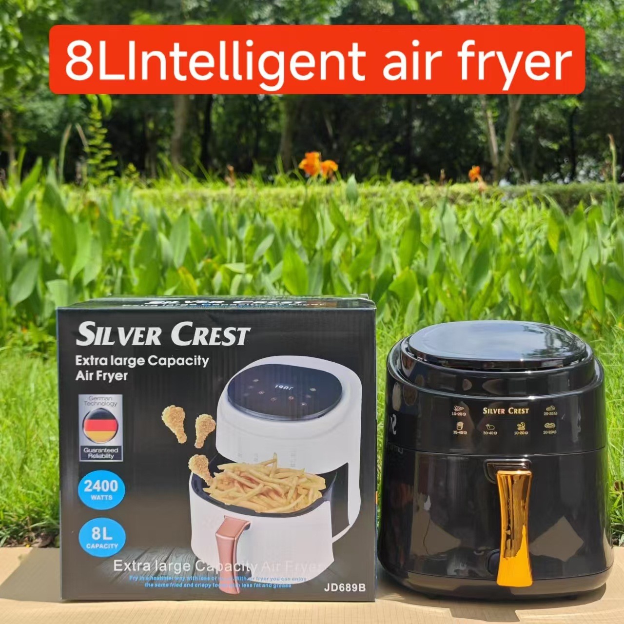 Airfryer大容量触摸空气炸锅家用商用智能全自动电炸锅薯条烤箱