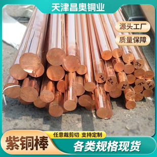 T2铜棒厂家 8mm 14mm 16mm接地红铜棒现货价格 紫铜杆