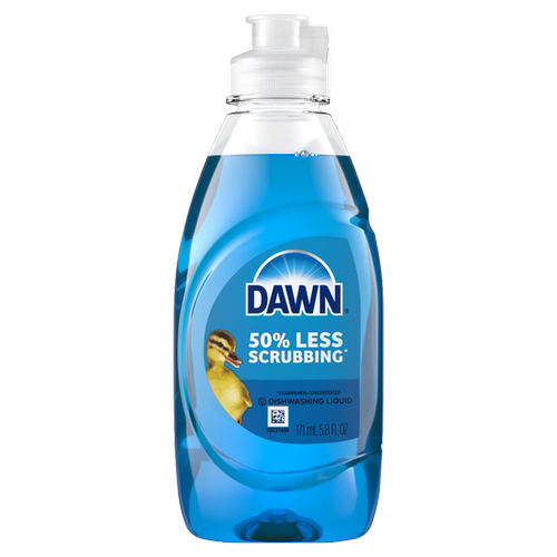 包邮美国DAWN滴然超浓缩洗洁精3倍去油厨房餐具宠物通用171ml1瓶