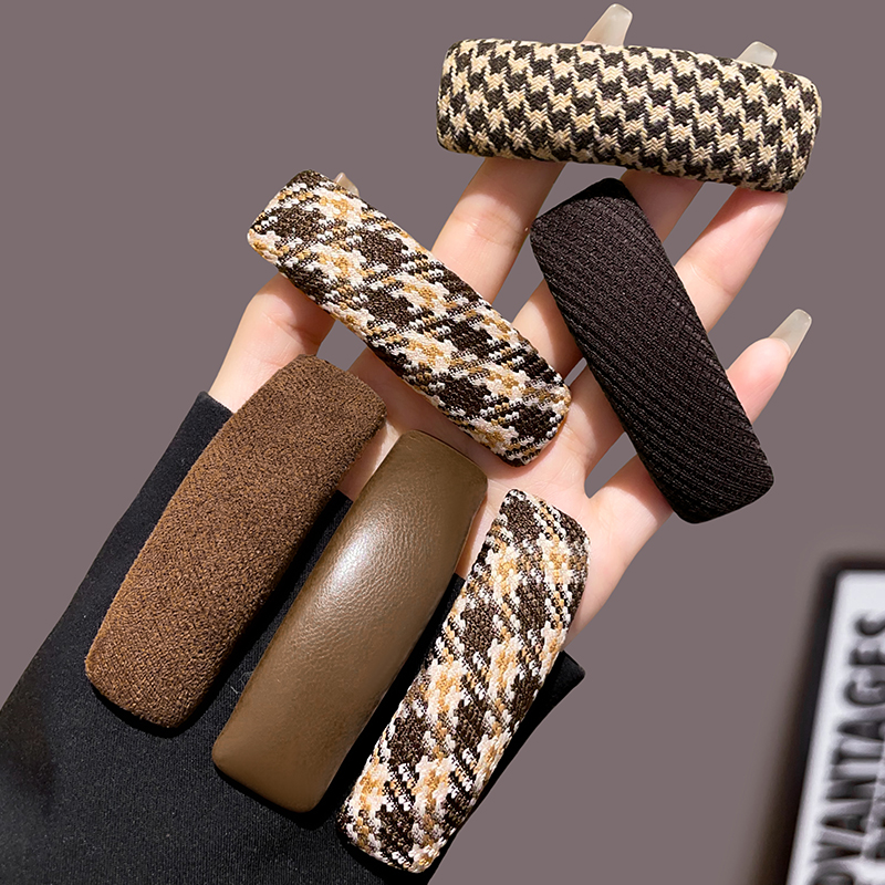 秋冬美拉德发夹女侧边边夹