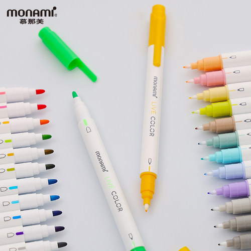 慕那美勾线笔性价比高学生儿童