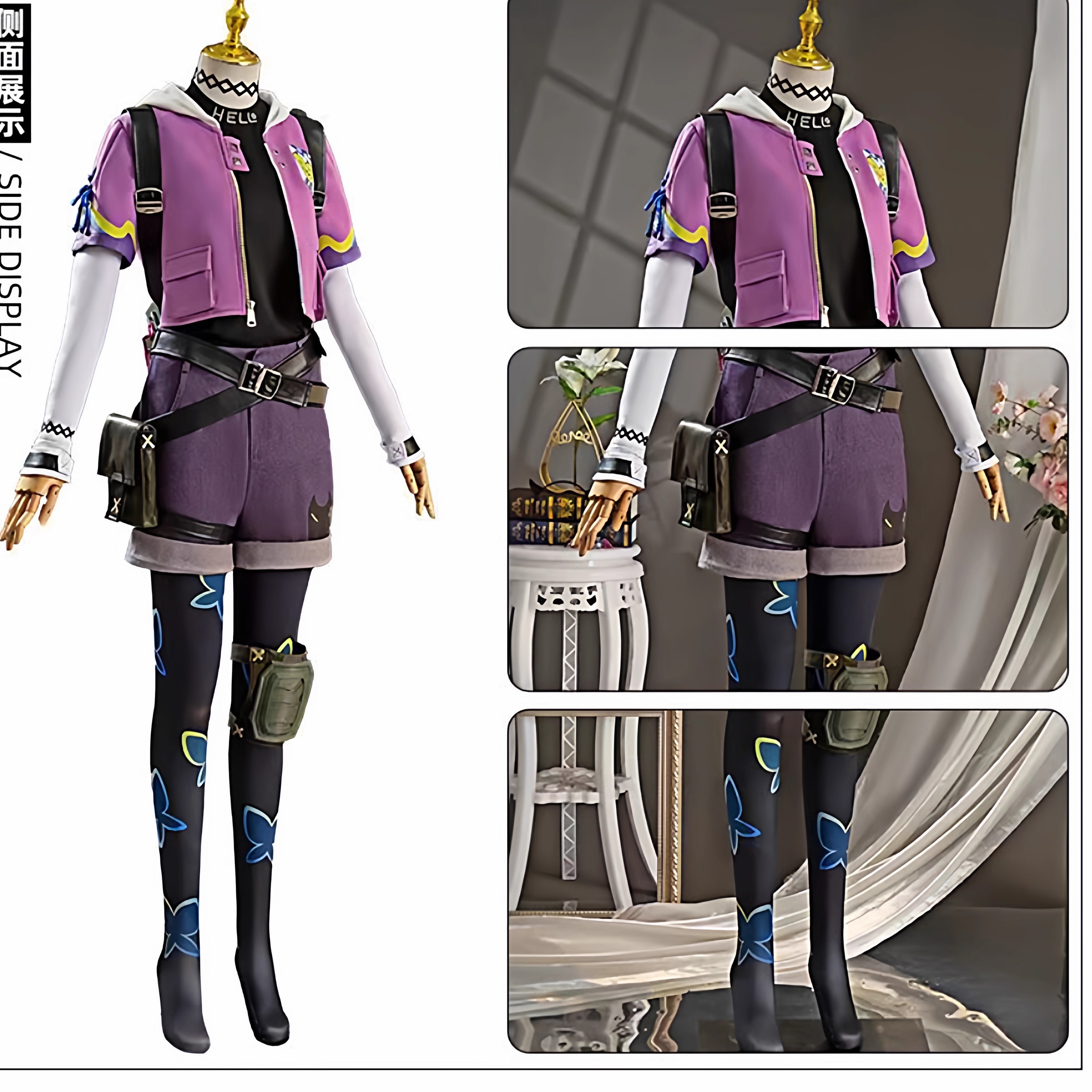 无畏契约暮蝶cos服瓦罗兰特现货