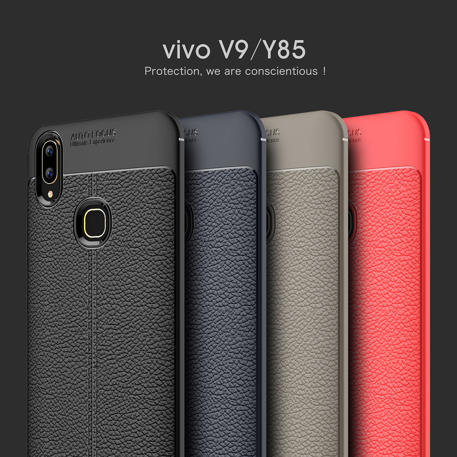 vivoy85手机壳vivo y85保护套y85a全包防摔pd1730硅胶软皮纹磨砂丫85