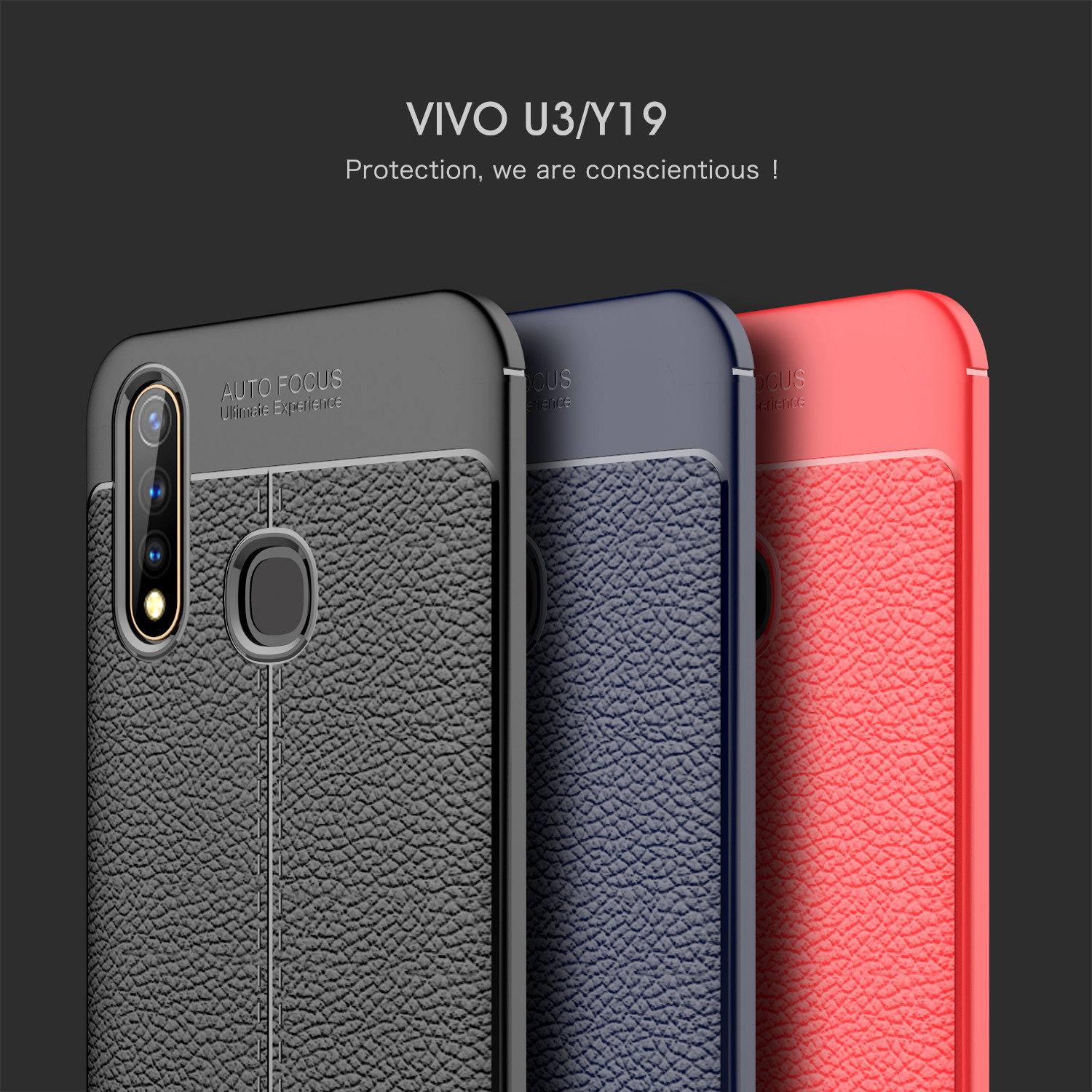 vivou3手机壳u3保护套v1941a防摔硅胶软viviu3全包皮纹磨砂手机套viv0