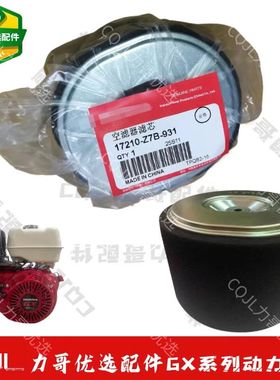 汽油机GX270/GX390GP160GP200发动机水泵打药机抹光机原厂空滤芯