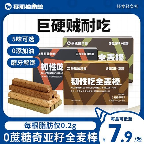 暴肌独角兽磨牙棒成人小钢筋