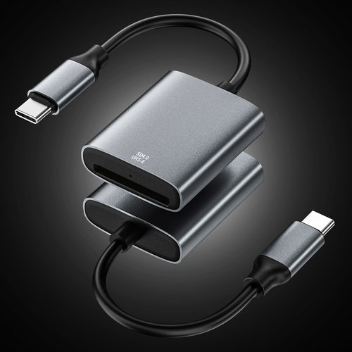 新款UHS-IISD4.0高速5Gb传输TF卡读卡器type-c接口usb3.1SD卡单反