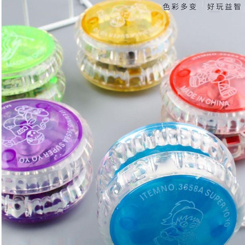 夜市摆地摊发光闪光悠悠球幼儿园奖品儿童小礼物玩具yoyo球