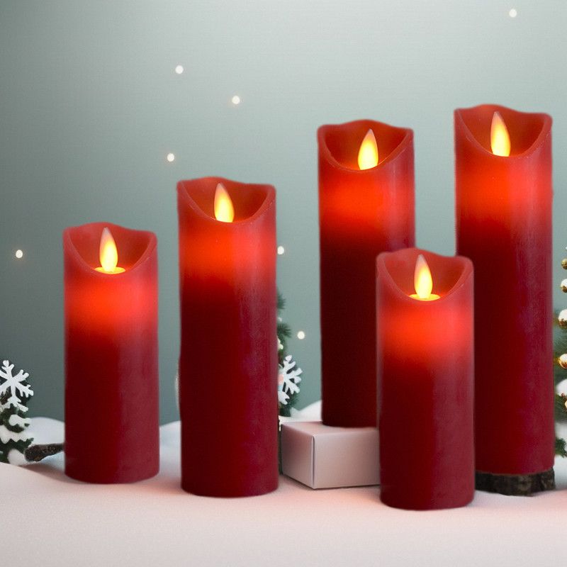 仿真摇摆电子蜡烛灯婚庆浪漫表白氛围装饰灯