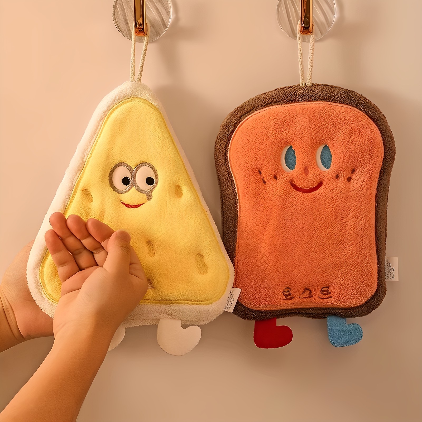 可爱擦手巾挂式吸水加厚卫生间卡通擦手帕毛巾洗手小方巾厨房抹布,家庭/个人清洁工具,厨房擦手巾,淘宝优惠券,粉丝福利购,淘宝优惠卷